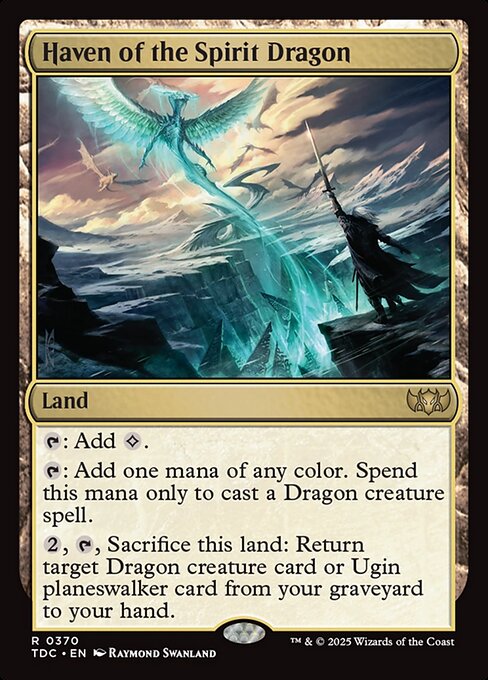 Haven of the Spirit Dragon — NM [Tarkir: Dragonstorm Commander]