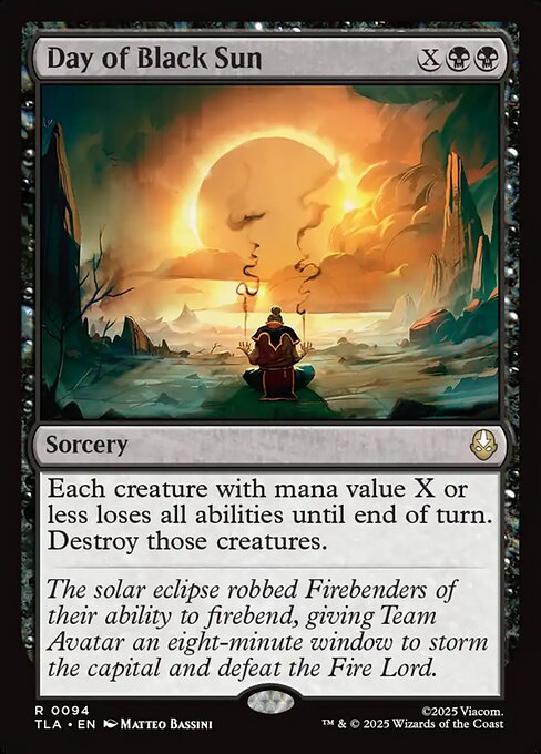 Day of Black Sun — NM [Avatar: The Last Airbender]