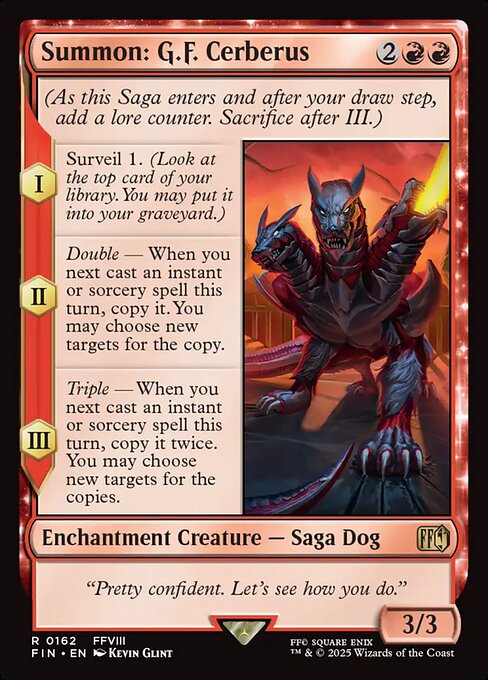 Summon: G.F. Cerberus — NM [Final Fantasy]