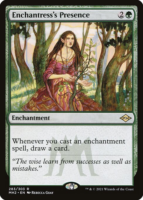 Enchantress's Presence — NM Etched Foil [Modern Horizons 2]