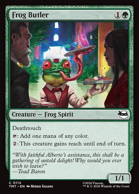Frog Butler — NM Foil [Teenage Mutant Ninja Turtles #114]