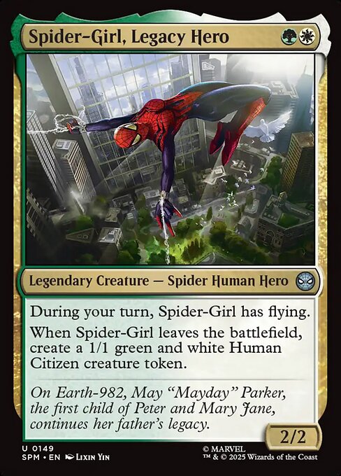 Spider-Girl, Legacy Hero — NM Foil [Marvel's Spider-Man]