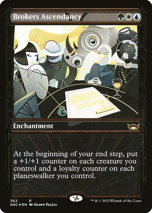 Brokers Ascendancy — NM Gilded Foil [Streets of New Capenna]
