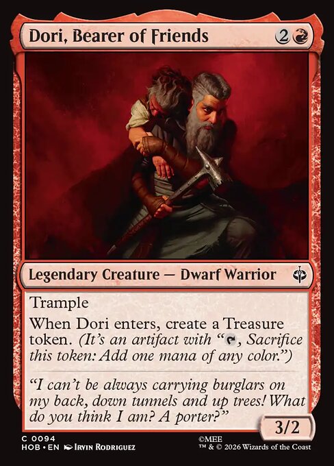 Dori, Bearer of Friends — NM Foil [The Hobbit]