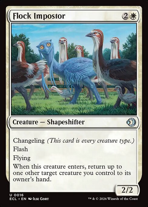 Flock Impostor — NM Foil [Lorwyn Eclipsed #16]