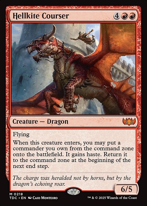 Hellkite Courser — NM [Tarkir: Dragonstorm Commander]