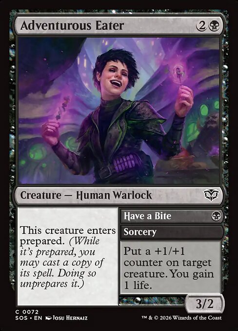 Adventurous Eater // Have a Bite — NM Foil [Secrets of Strixhaven]