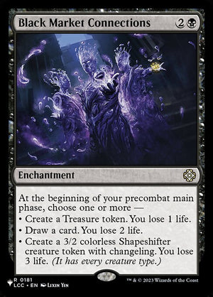 Black Market Connections — NM [The List #LCC-181]