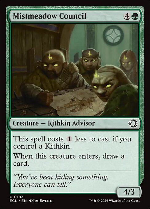 Mistmeadow Council — NM Foil [Lorwyn Eclipsed #183]