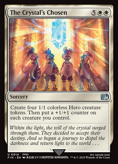 The Crystal's Chosen — NM Foil [Final Fantasy]