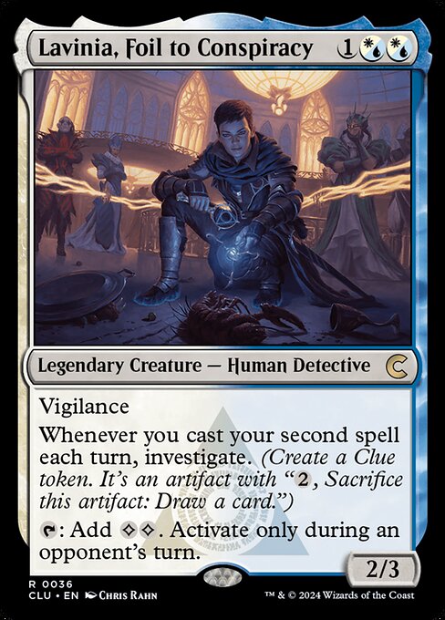 Lavinia, Foil to Conspiracy — NM [Ravnica: Clue Edition]