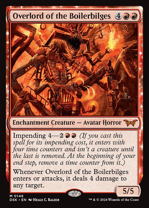 Overlord of the Boilerbilges — NM [Duskmourn: House of Horror]