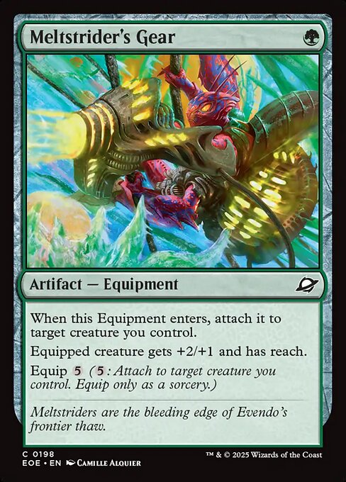 Meltstrider's Gear — NM Foil [Edge of Eternities]