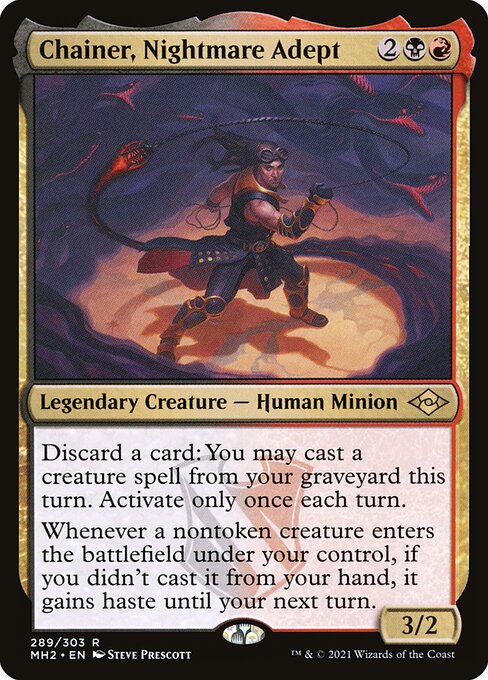 Chainer, Nightmare Adept — NM [Modern Horizons 2]