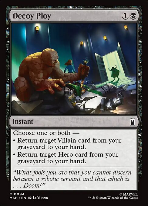 Decoy Ploy — NM Foil [Marvel Super Heroes]