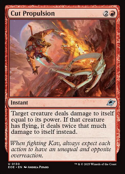 Cut Propulsion — NM Foil [Edge of Eternities]
