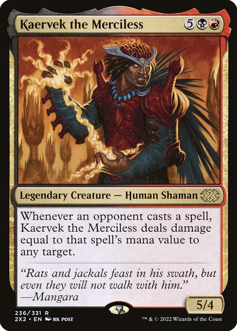 Kaervek the Merciless — NM [Double Masters 2022]