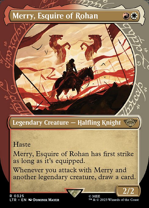 Merry, Esquire of Rohan — NM Foil [The Lord of the Rings: Tales of Middle-earth]