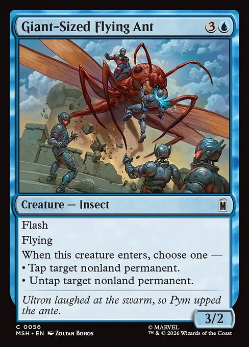 Giant-Sized Flying Ant — NM Foil [Marvel Super Heroes]