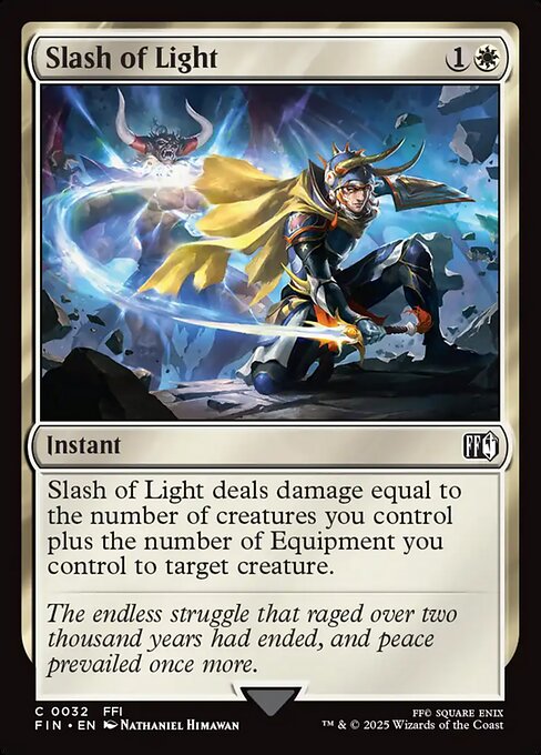Slash of Light — NM Foil [Final Fantasy]