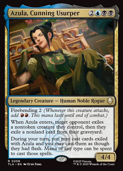 Azula, Cunning Usurper — NM [Avatar: The Last Airbender]