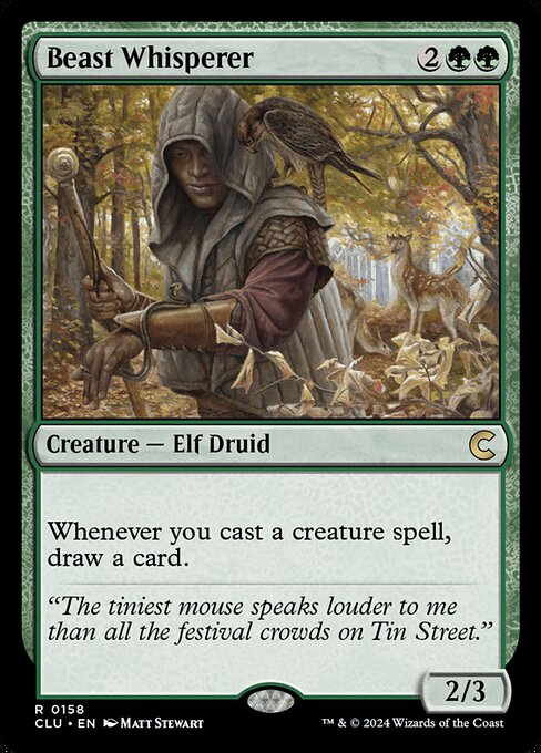 Beast Whisperer — NM [Ravnica: Clue Edition]