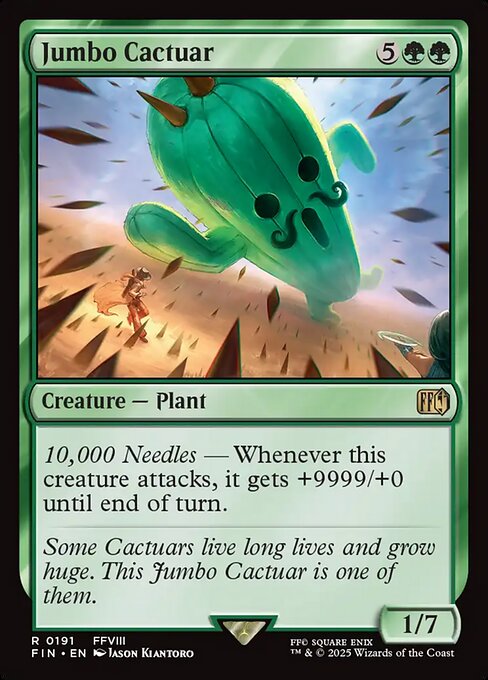 Jumbo Cactuar — NM [Final Fantasy]