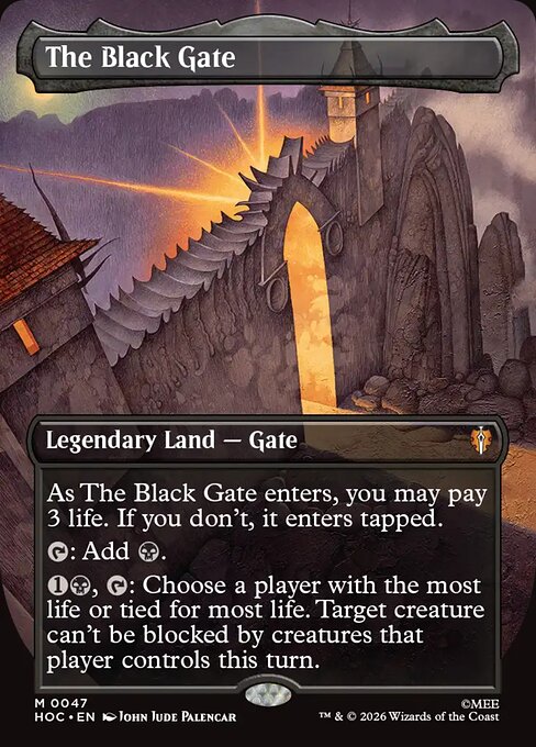The Black Gate — NM Foil [The Hobbit Eternal]