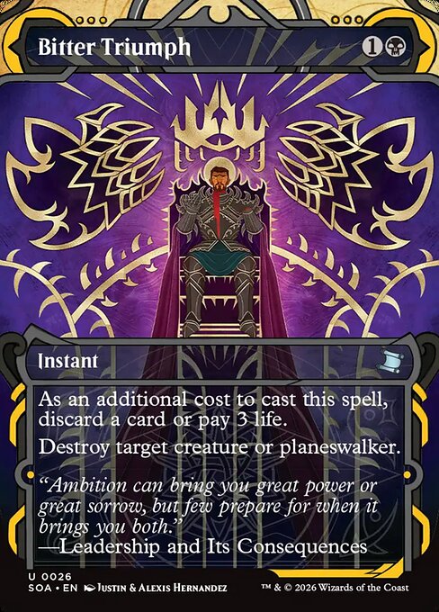 Bitter Triumph — NM [Secrets of Strixhaven Mystical Archive]