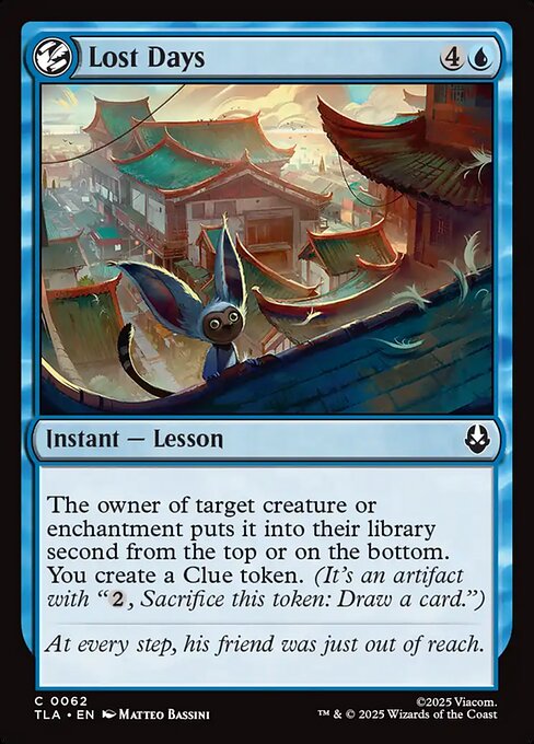 Lost Days — NM Foil [Avatar: The Last Airbender]