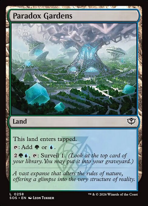 Paradox Gardens — NM Foil [Secrets of Strixhaven]
