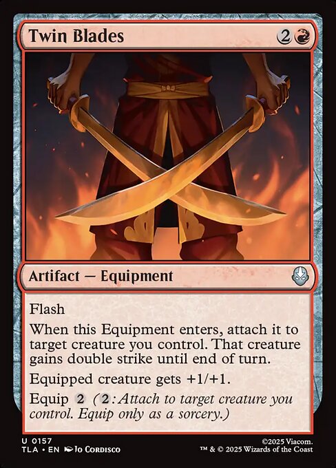 Twin Blades — NM Foil [Avatar: The Last Airbender]