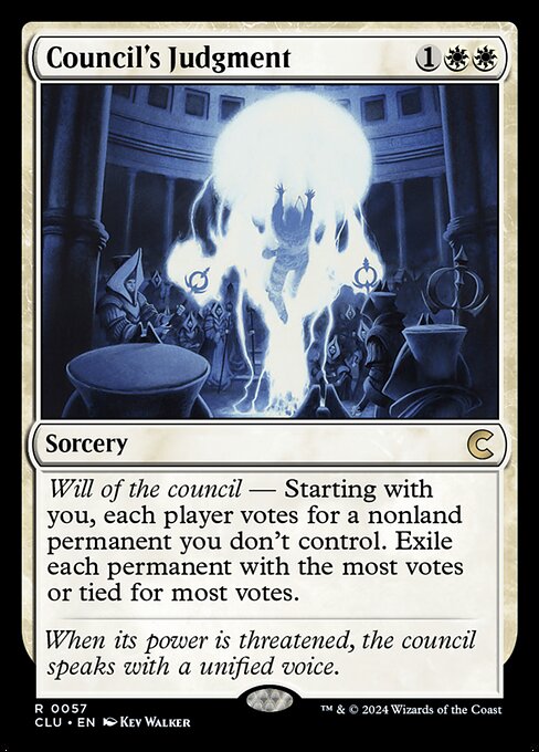 Council's Judgment — NM [Ravnica: Clue Edition]