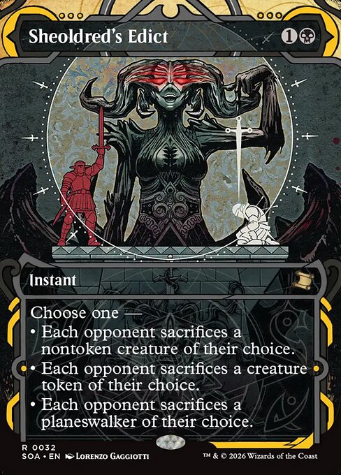 Sheoldred's Edict — NM [Secrets of Strixhaven Mystical Archive]