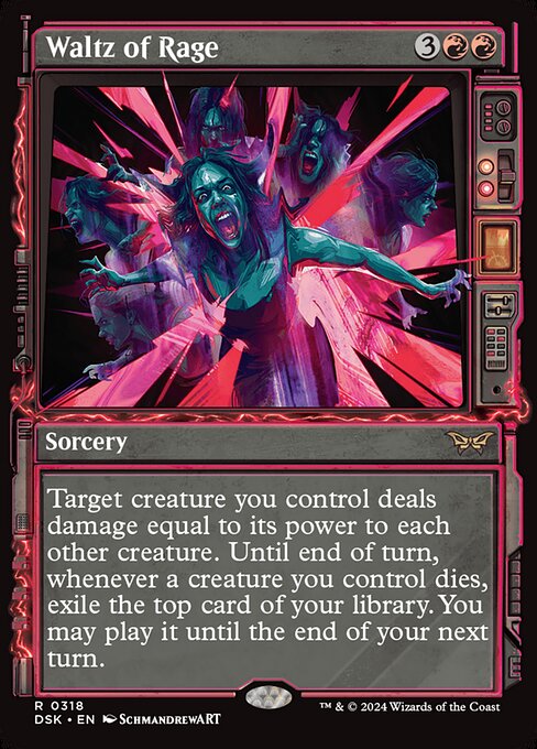 Waltz of Rage — NM [Duskmourn: House of Horror]