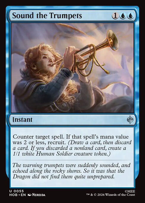 Sound the Trumpets — NM Foil [The Hobbit]