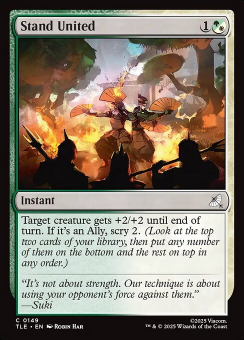 Stand United — NM Foil [Avatar: The Last Airbender Eternal]