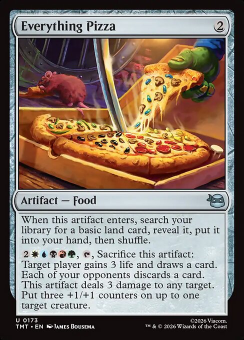 Everything Pizza — NM Foil [Teenage Mutant Ninja Turtles]