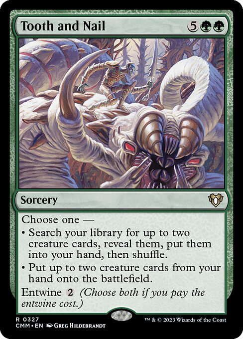 Tooth and Nail — NM [Commander Masters]