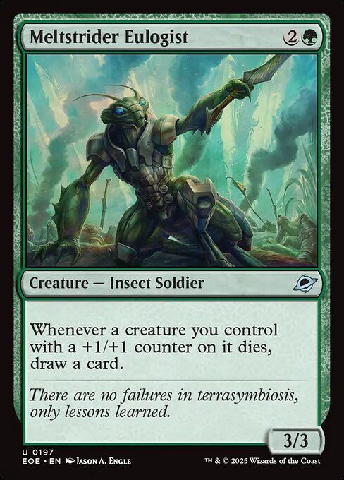 Meltstrider Eulogist — NM Foil [Edge of Eternities]