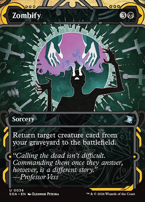 Zombify — NM [Secrets of Strixhaven Mystical Archive]