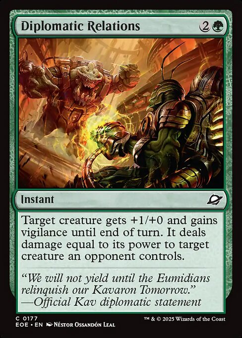 Diplomatic Relations — NM Foil [Edge of Eternities]