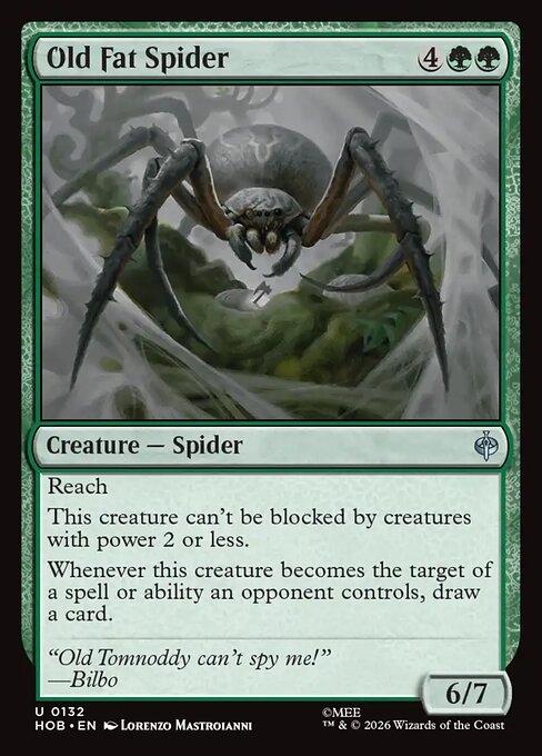 Old Fat Spider — NM Foil [The Hobbit]