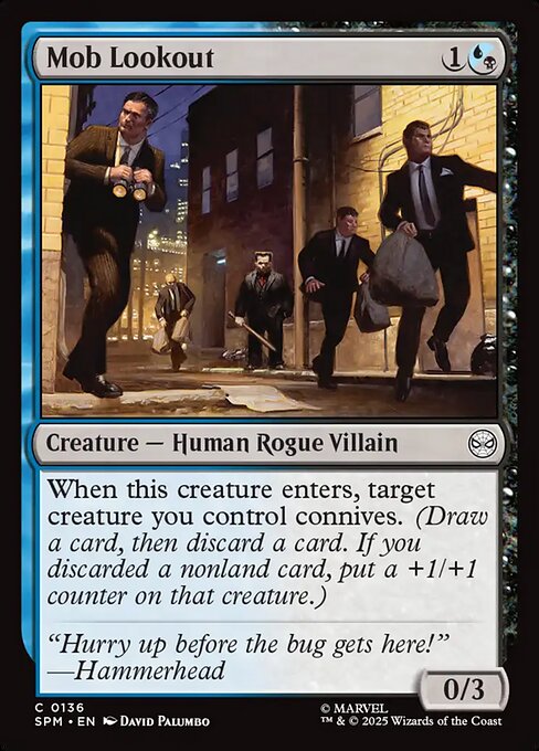 Mob Lookout — NM Foil [Marvel's Spider-Man]