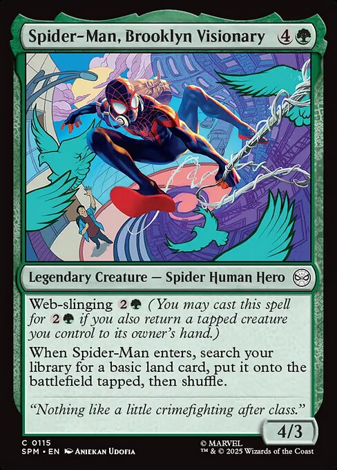 Spider-Man, Brooklyn Visionary — NM Foil [Marvel's Spider-Man]