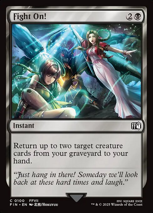Fight On! — NM Foil [Final Fantasy]