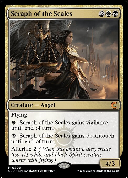 Seraph of the Scales — NM [Ravnica: Clue Edition]