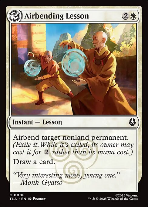 Airbending Lesson — NM Foil [Avatar: The Last Airbender]