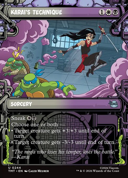 Karai's Technique — NM Foil [Teenage Mutant Ninja Turtles]