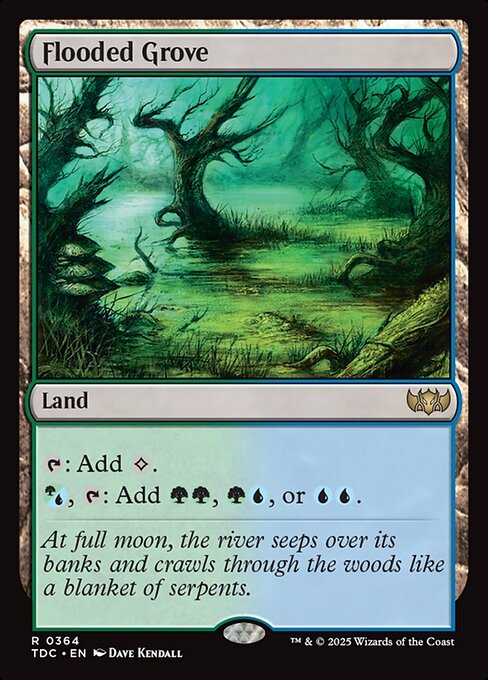 Flooded Grove — NM [Tarkir: Dragonstorm Commander]